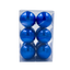 Bauble UV Stable Blue 70mm - 12 Pack