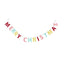 Garland Merry Christmas  Multi Coloured 230cm