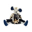 Sitting Mouse Navy/Gold 34cm