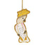 Yellow Crested Cockatoo Sequin Hanging 12cm