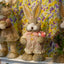 Blushing Bunny with Flowers 44 cm