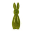 Rabbit Flocked with Bow Green 69cm