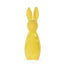 Rabbit Flocked with Bow Yellow 69cm