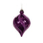 Bauble Twirl Drop Purple 15cm
