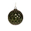 Bauble Quilted Green 10cm