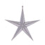 Star Hanging 5 Point Silver 27cm