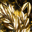 Wreath Matte Gold Leaves 50cm