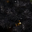 Wreath black shiny 70cm