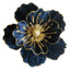 Magnolia Clip-on Navy with Gold Edges 22cm