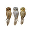 Owl Copper, Champagne or Silver 16cm.