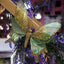 Glitter Butterfly Clip Sage & Gold 18cm