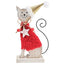 Cat with Hat Red & White 21cm