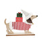 Sausage Dog with Presents 28cm