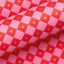 Wrapping Paper Checkerboard Pink/Red 76cm x 2.5m