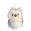 Snowy Owl Hanging White & Grey 15cm