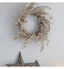 Deluxe Leaf Wreath Champagne Gold 61cm