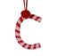 Candy Cane Letter "A-Z"  10cm.