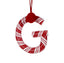 Candy Cane Letter "A-Z"  10cm.