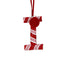 Candy Cane Letter "A-Z"  10cm.