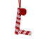 Candy Cane Letter "A-Z"  10cm.