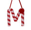 Candy Cane Letter "A-Z"  10cm.