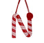 Candy Cane Letter "A-Z"  10cm.