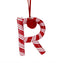 Candy Cane Letter "A-Z"  10cm.