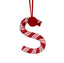 Candy Cane Letter "A-Z"  10cm.